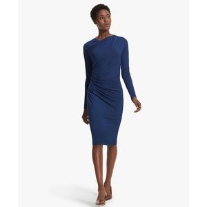 MM Lafleur The Annabel Asymmetric Drape Stretch Jersey Dress